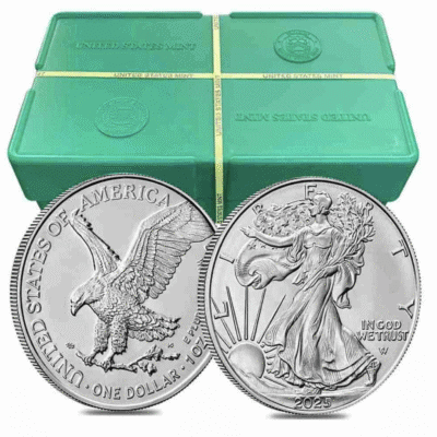 2023 American Coin Eagle Silver Uncirculated 9.999 ( pack of 20 )