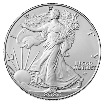 2026 1 oz American Coin Eagle Silver Uncirculated .999 BU